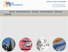 Tablet Screenshot of midwestenvironmental.com